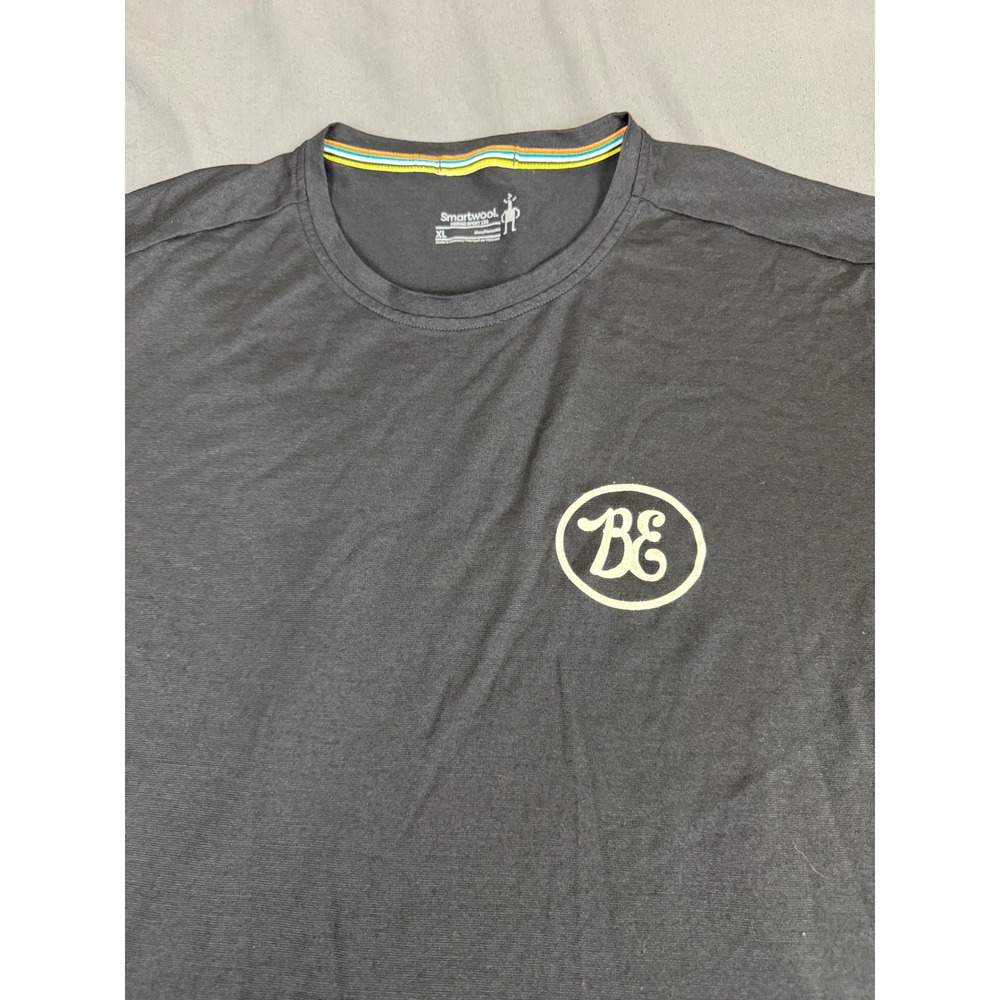 Smartwool Merino Sport 150 Mens XL Black Short Sleeve T-Shirt Company Logo - Picture 8 of 15